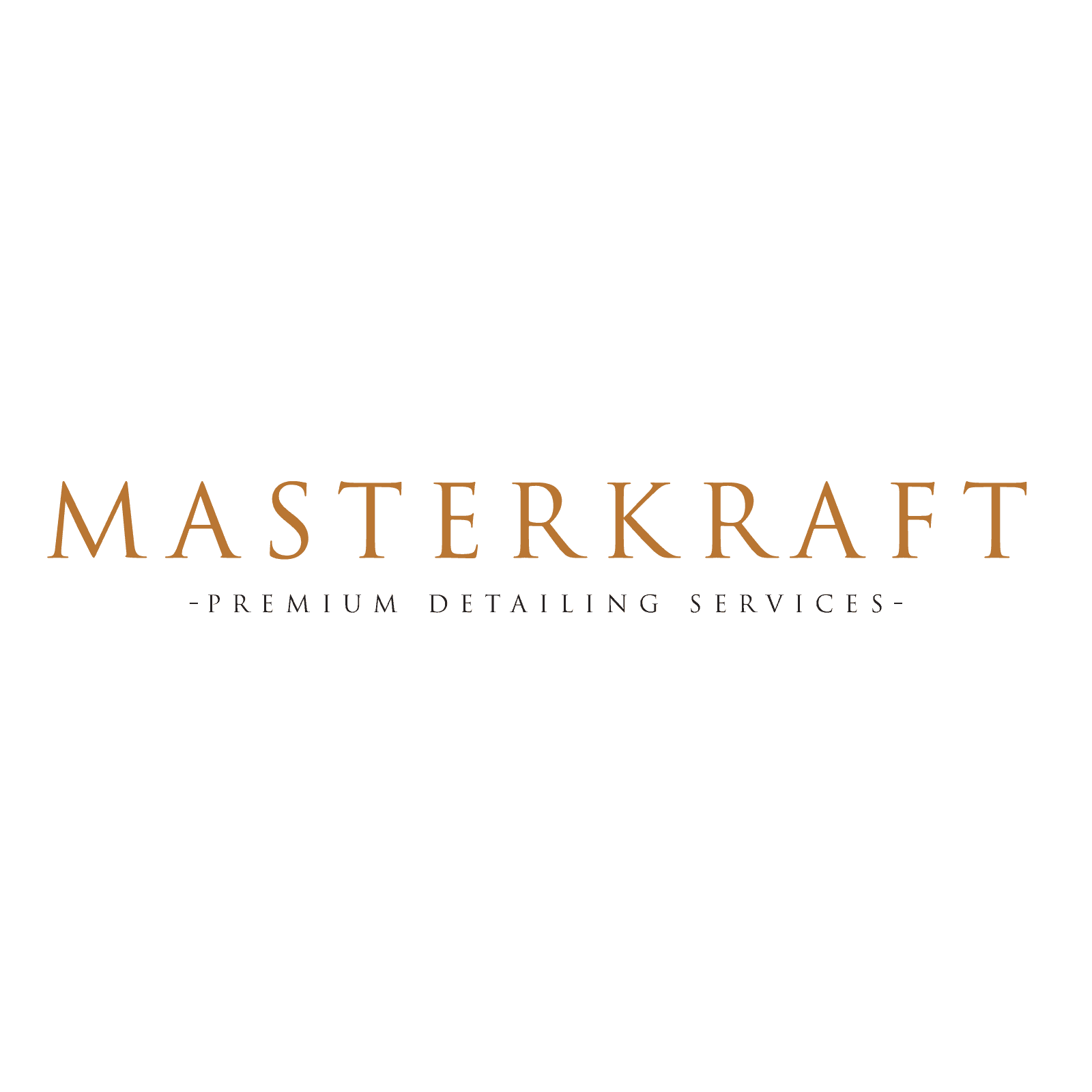 MasterKraft Premium Car Detailing Studio Brand Logo